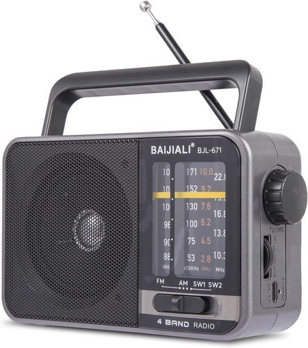 Tragbares ukw radio mit - ukw/mw,
