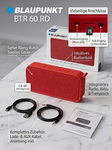 Blaupunkt btr bluetooth - btr, rd