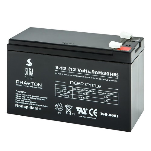 Blei gel akku 9ah - 9ah, 12v