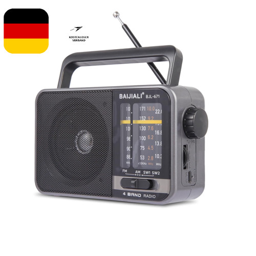 Tragbares ukw radio mit - ukw/mw,