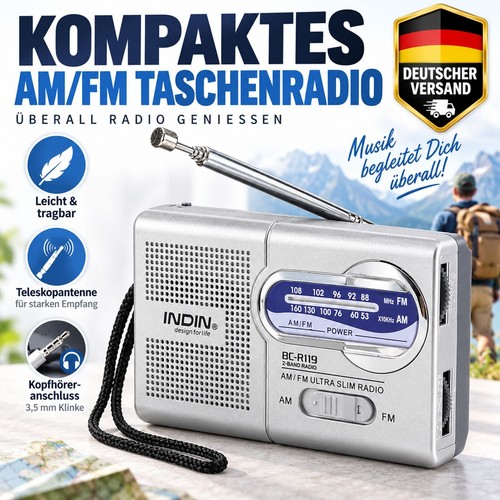 Aktives tragbares radio fm - tragbares, am/fm